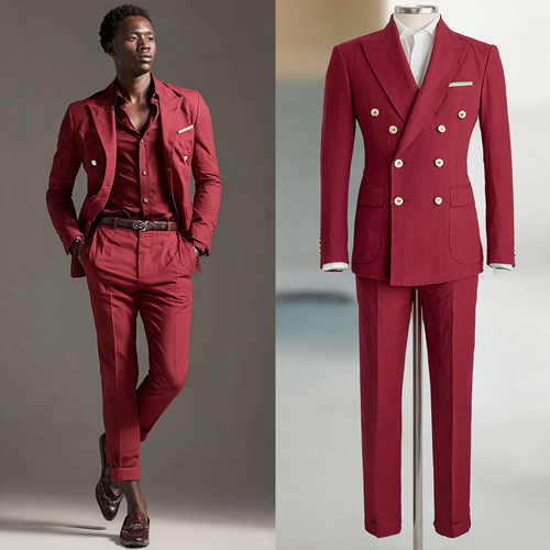 Completo Blazer Doppiopetto e Pantaloni su Misura