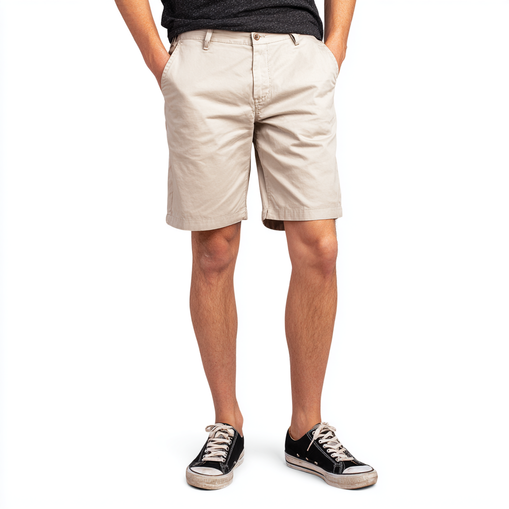 Pantaloncini chino semplici da uomo: una vestibilità casual che veste bene
