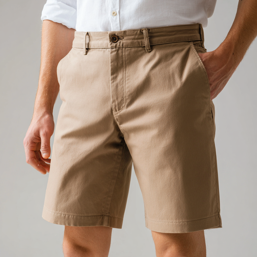 Pantaloncini chino semplici da uomo: una vestibilità casual che veste bene