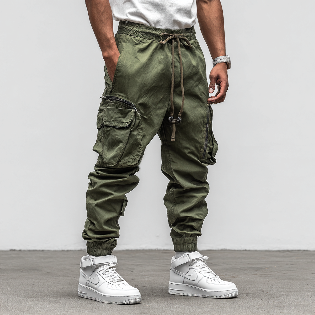 Pantaloni cargo unisex da jogging: utilità urbana, comfort quotidiano